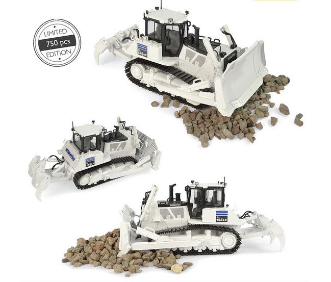 Komatsu DX155AX-7 White Edition Limited Edition - 1:50